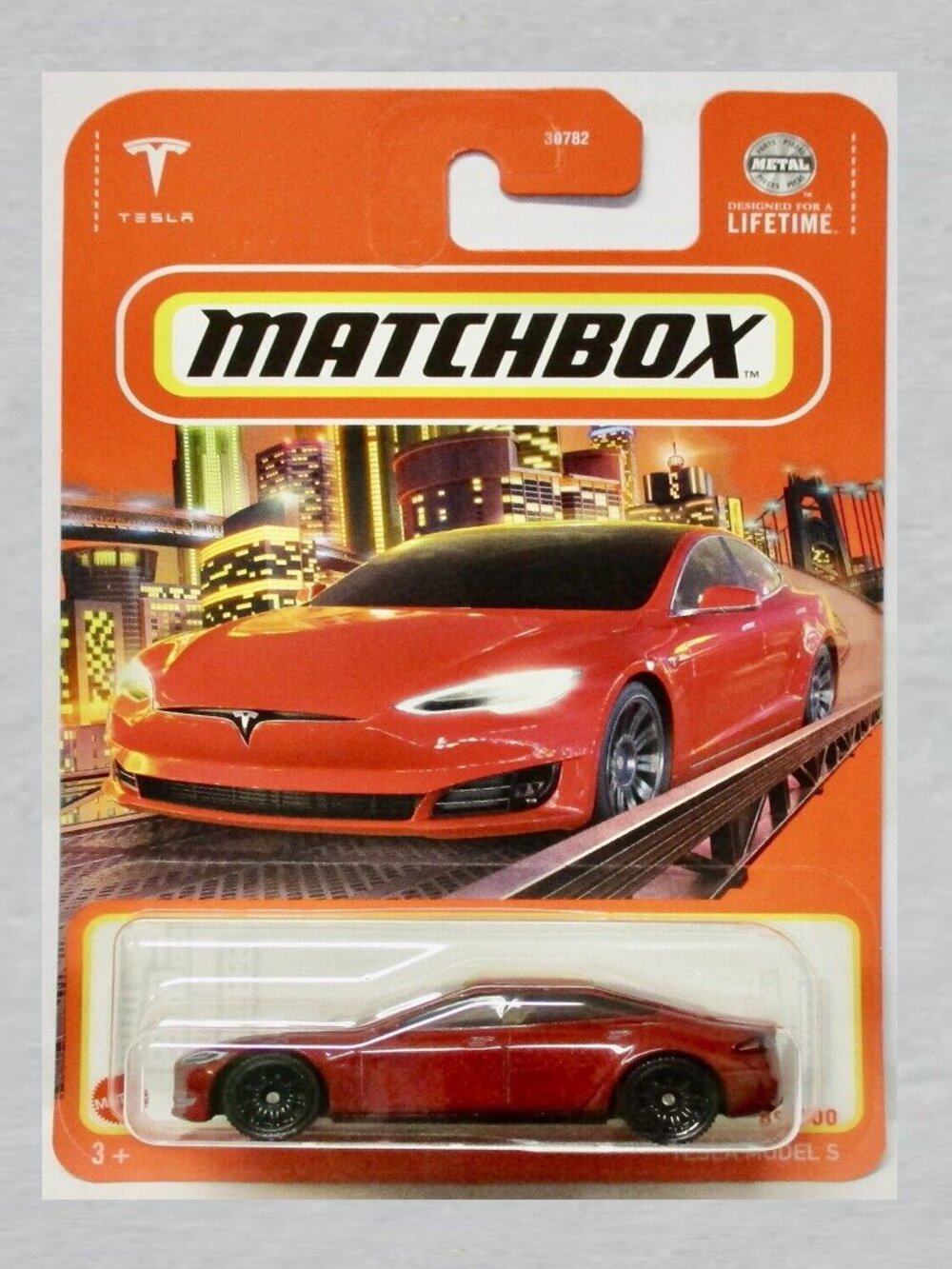 Matchbox Tesla Model S Red